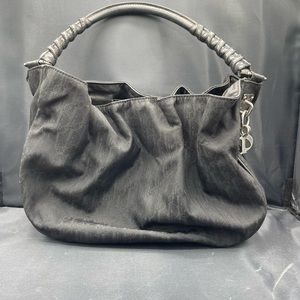 Christian Dior Black Logo Monogram Shoulder Bag Charm Bobo Gipsy